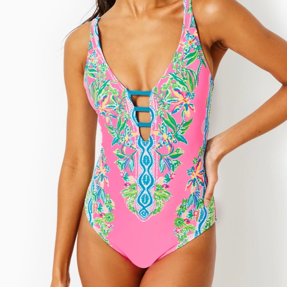 NEW Lilly Pulitzer Jaspen One-Piece Swimsuit Size 12